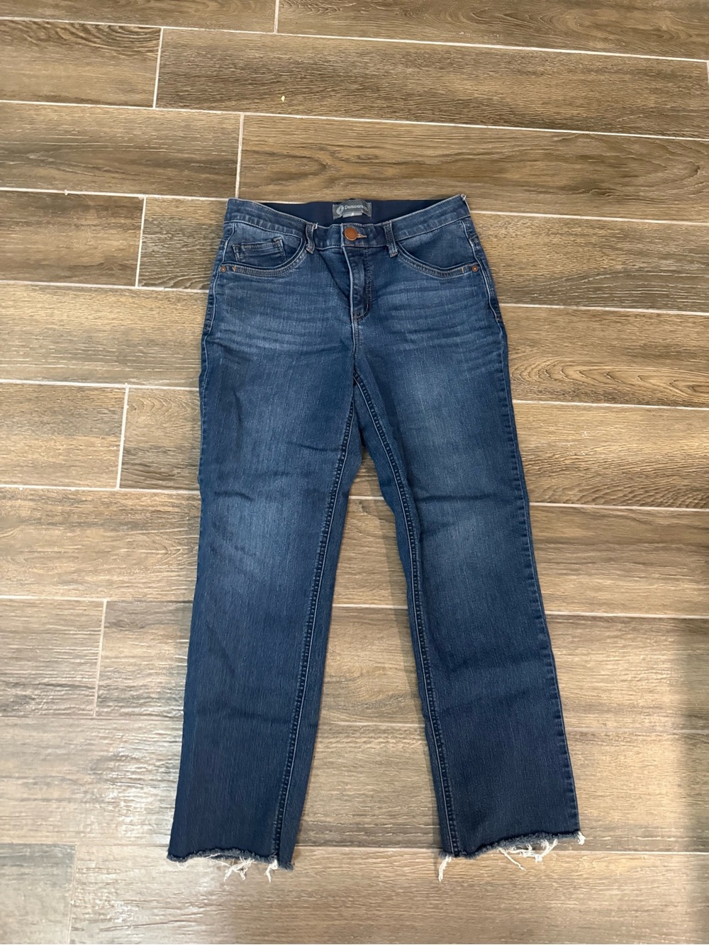 Democracy Dark Blue Straight Leg Jeans